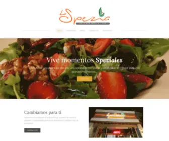 Laspezia.com.mx(La Spezia restaurante) Screenshot