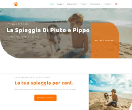 Laspiaggiadipluto.com(La spiaggia di Pluto e Pippo) Screenshot