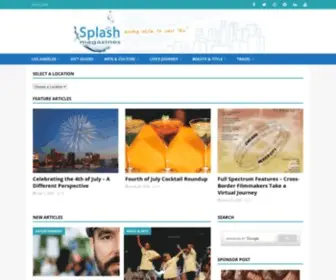 Lasplash.com(Splash Magazines Worldwide) Screenshot