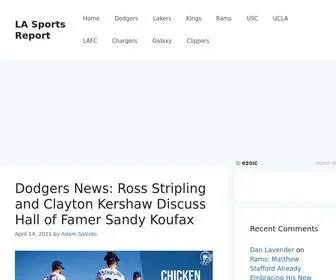 Lasportsreport.com(Dodgers, Rams, Lakers, Trojans & More) Screenshot