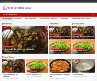 Lasrecetasdelis.online(Las Recetas Deliciosas) Screenshot