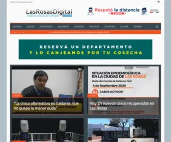 Lasrosasdigital.com.ar(Las Rosas Digital) Screenshot