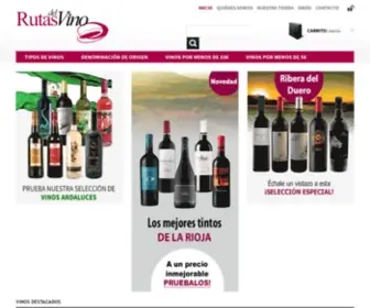 Lasrutasdelvino.com(Comprar vino online) Screenshot