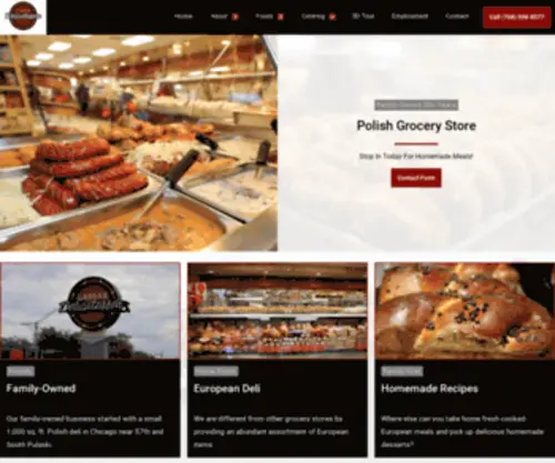 Lassakdeli.com(Polish Grocery Store Near Chicago) Screenshot