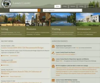 Lassencounty.org(Lassen County) Screenshot