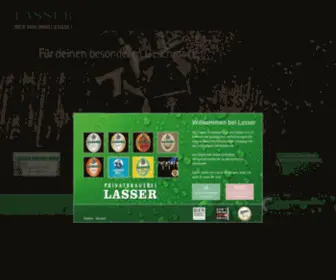 Lasser.de(Privatbrauerei Lasser) Screenshot