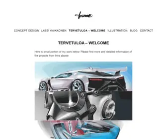 Lassikaikkonen.com(Concept Design and Illustration) Screenshot