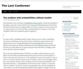 Last-Conformer.net(The Last Conformer) Screenshot