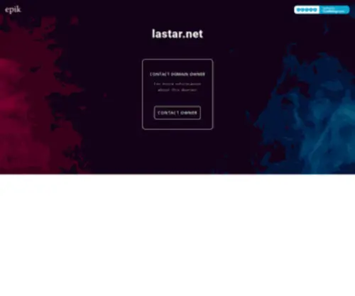 Lastar.net(Contact with domain owner) Screenshot