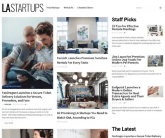 Lastartups.com(Los Angeles Startups & Tech) Screenshot