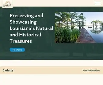 Lastateparks.com(Louisiana State Parks) Screenshot