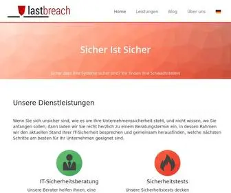 Lastbreach.de(IT Sicherheitsberatung) Screenshot