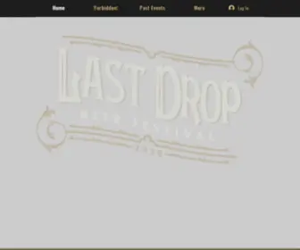 Lastdropbeerfestival.com(Last Drop Beer Festival) Screenshot