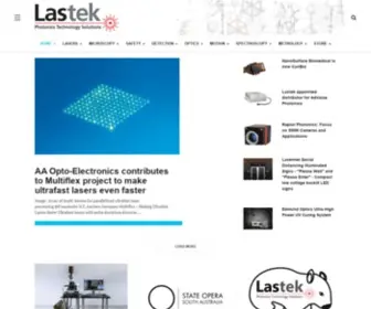 Lastek.com.au(Photonics Technology Solutions) Screenshot