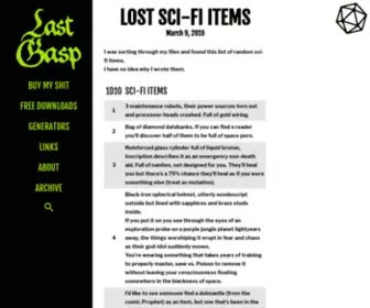 Lastgaspgrimoire.com(Art, Smut, and Role-playing) Screenshot