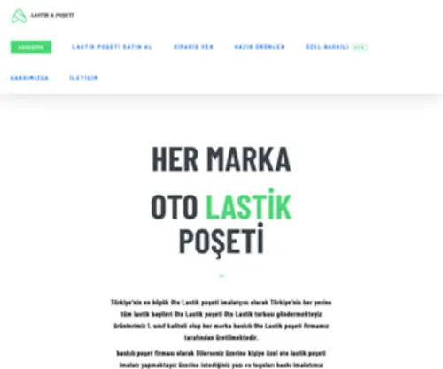 Lastikposeti.com(OTO LASTİK POŞETİ İMALATTAN SATIŞ) Screenshot