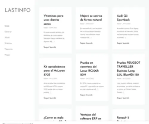 Lastinfoo.es(Magazine Digital) Screenshot