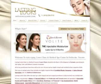 Lastinglooks.ca(Lasting looks Clinic) Screenshot