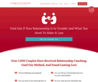 Lastingloveconnection.com(Best Online Couples Counseling) Screenshot