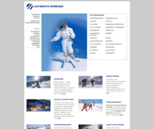 Lastminute-Skireisen.de(Lastminute Skireisen : Günstige Skireisen Österreich) Screenshot
