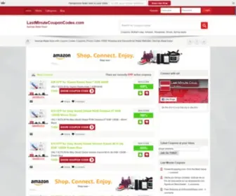 Lastminutecouponcodes.com(Lastminutecouponcodes) Screenshot