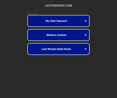 Lastnewsed.com(Lastnewsed) Screenshot