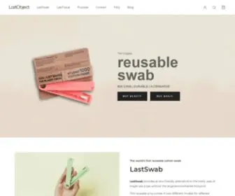 Lastobject.com(Zero Waste Store of Reusable Everyday Products) Screenshot