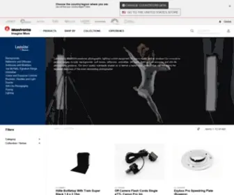 Lastolite.com(Lastolite Professional Lighting Equipment for Photography) Screenshot