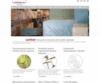 Lastras.com(Espuma poliéter) Screenshot