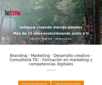 Lastresw.com(Creando marcas amadas en el medio online y offline) Screenshot