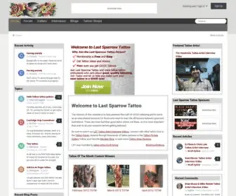 Lastsparrowtattoo.com(The most respected Tattoo Forum by artists and collectors. Our mission) Screenshot