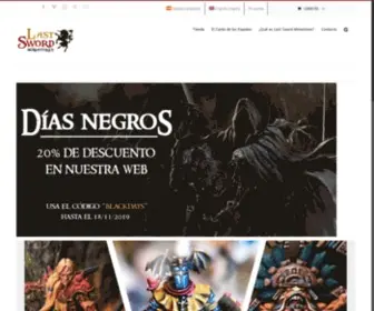 Lastsword.com(Last Sword Miniatures) Screenshot