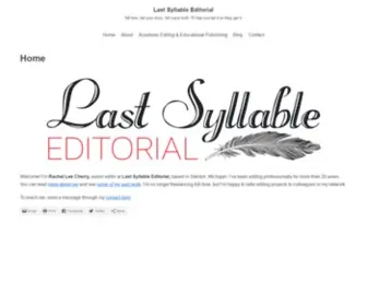 Lastsyllable.net(Tell how) Screenshot