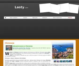 Lasty.com.pl(Chorwacja, najwi) Screenshot