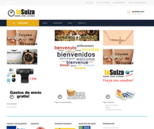 Lasuiza.es(Homepage 1) Screenshot