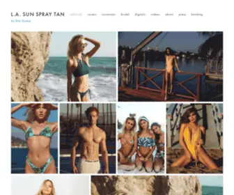 Lasunspraytan.com(L.A) Screenshot