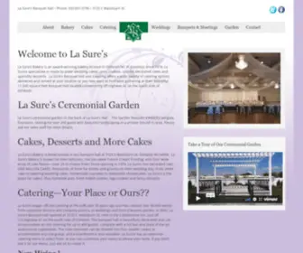 Lasures.com(La Sure’s La Sure’s Café and Bakery) Screenshot