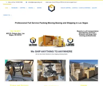 Lasvegascrating.com(Specialty Packing Shipping Delivery and Moving Services) Screenshot