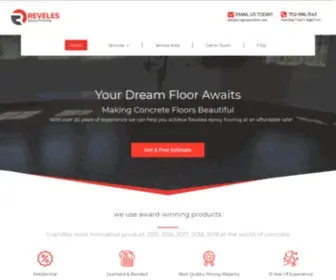 Lasvegasepoxyfloors.com(Reveles Epoxy Flooring) Screenshot