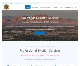 Lasvegasevictionservices.com(Las Vegas Eviction Services) Screenshot