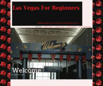 Lasvegasforbeginners.net(Las Vegas For Beginners) Screenshot