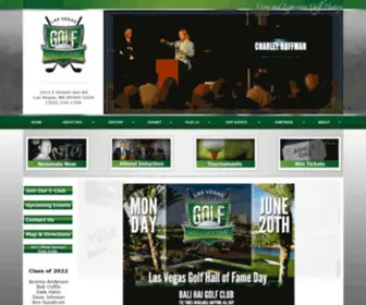 Lasvegasgolfhof.com(Las Vegas Golf Hall of Fame) Screenshot