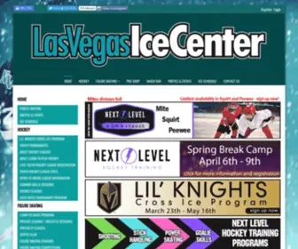 Lasvegasice.com(Las Vegas Ice Center) Screenshot