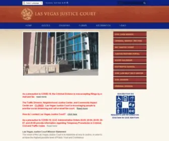 Lasvegasjusticecourt.us(Las Vegas Justice Court) Screenshot