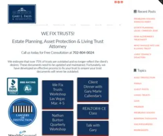 Lasvegaslivingtrustattorney.com(Living Trust Attorney Las Vegas Estate Planning) Screenshot