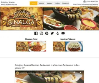 Lasvegasmexicandining.com(Antojitos Sinaloa Mexican Restaurant is a Mexican Restaurant in Las Vegas) Screenshot