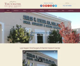 Lasvegasoms.com(Oral Surgeon) Screenshot