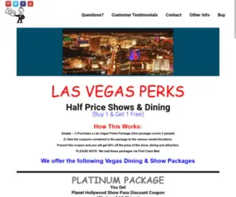 Lasvegasperks.com(Vegas Dining Booklet) Screenshot