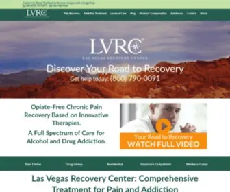 Lasvegasrecovery.com(Pain Treatment & Addiction Treatment Experts) Screenshot