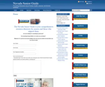 Lasvegasseniorguide.com(Nevada Senior Guide) Screenshot